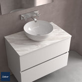 Lavabo de posar ULTRAFINO SEDUCTION PORCELANA BLANCA 390 x 390 x 150 mm - BañoClick